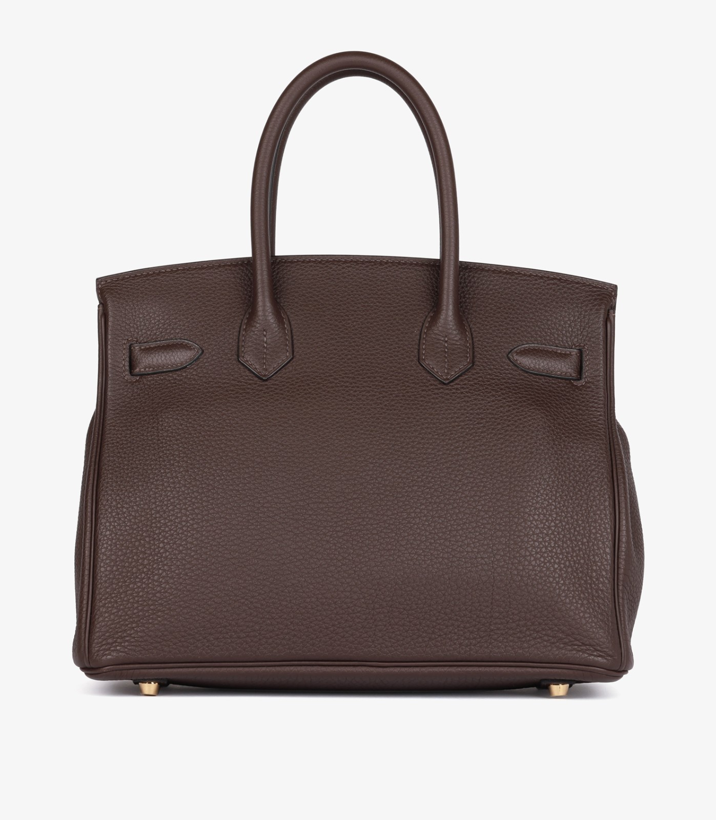 Hermès Chocolat Togo Leather Birkin 30cm Retourne image 6