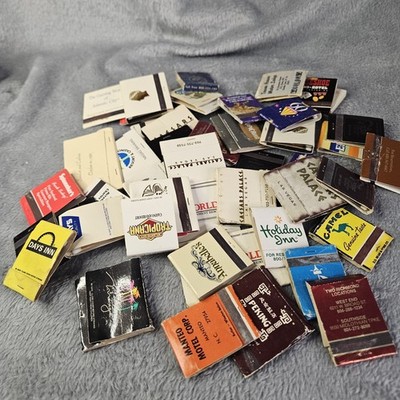  Over 40Vtg Matches Matchbook Lot Restaurant Hotel Bars Business Some Un-Struck 