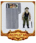 GI Joe SGT SLAUGHTER 1986 Vintage Action Figure *Baton (please read) + File Card