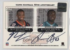 2005 Topps Rookie Premiere Quads Maurice Clarett Ronnie Brown Carnell Auto 0p5