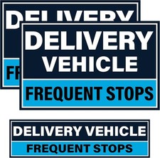 3 Pack Heavy Duty Flex Driver Car Door Magnets, Flex Driver Car Signs for