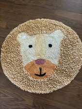 25x28  SAFARI LION MANE JUNGLE BATHROOM RUG BABY ROOM DECOR