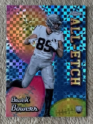 2024 Topps Chrome All-Etch XFRACTOR Brock Bowers #CAE-BB Rc Raiders