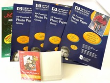 HP Premium Photo Paper Lot 8.5 X 11 4 X 6 Glossy 150 Sheets Ink Jet