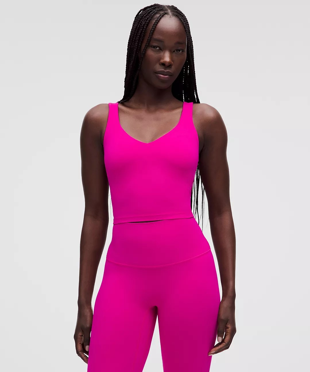 Lululemon Hawaii-Exclusive Align Tank NEW COLOR Pink Flare, White Islands, Sz 6 image 2
