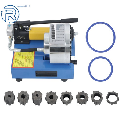 #ad #ad 8 Sets Dies Hose Crimper High Pressure Hydraulic Hose Crimping Machine $430.33