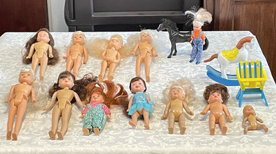 Vintage Kid Core Doll Lot (1) ~ 12 Dolls & More