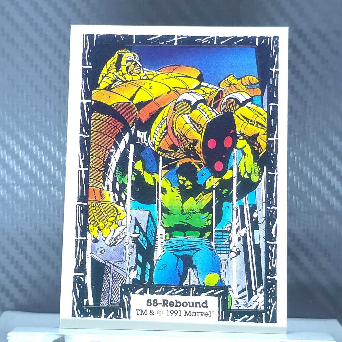 Коллекционная карточка Marvel Incredible Hulk одинарная - огромный