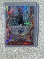 2025 Panini Phoenix - Rookies Shedeur Sanders #154 Silver (RC) Auto