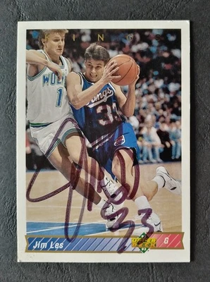 21206 Jim Les Sacramento Kings Basketball USA Autogramm Autograph - Bild 1 von 2