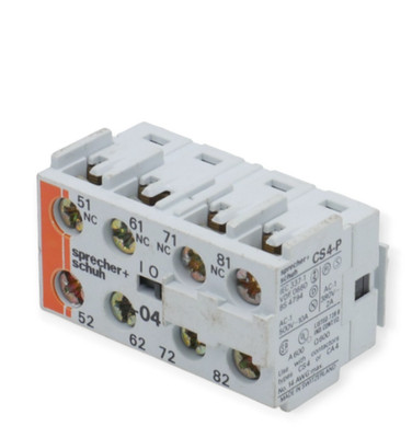 Sprecher+Schuh CS4-P or CA4 IEC337-1 VDE0660 BS4794 Leistungsschütz/Hilfsschütz
