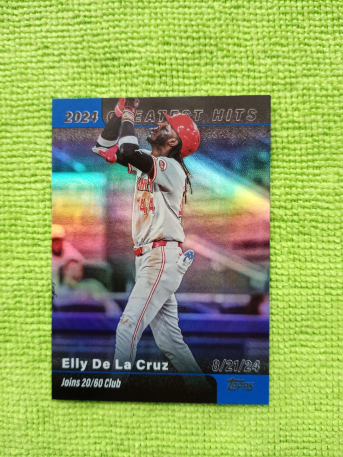 2025 Topps Series 1 - 2024 Greatest Hits Elly De La Cruz #GH-28 Blue 101/150