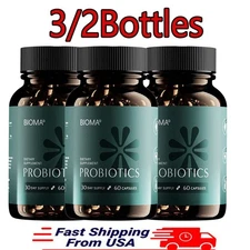 1-3 Pack BIOMA Probiotics Digestive Health Gut Support for Men&Women 60Capsules