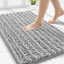 Bathroom Rugs Mat 30x20, Extra Soft Absorbent Chenille Bath Rugs, Non Slip