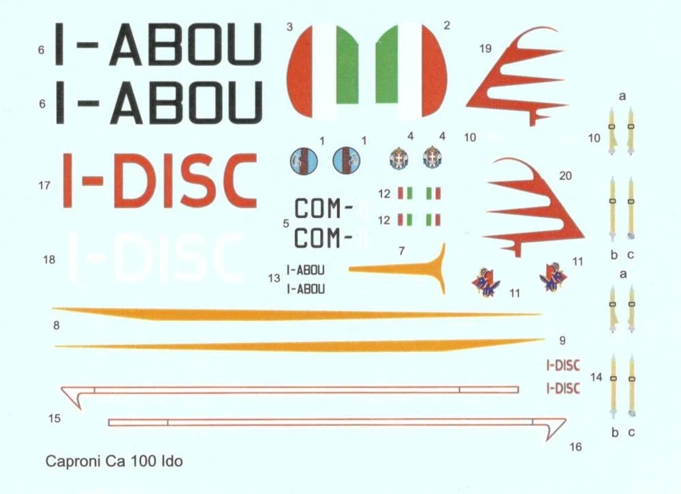 FLY 72055 Caproni Ca.100 'Float Plane' Italian Training Aircraft Scala 1/72 - Immagine 4 di 4