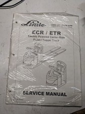 LINDE SERVICE MANUAL SHOP REPAIR ECR ETC ELECTRIC RIDE PALLET TUGGER 2001