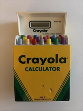 Vintage 1994 Crayola Crayon Box Calculator by Advanced Concepts New Battery
