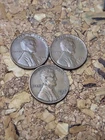 1940-S, 1944-S, and 1946-S Lincoln  Wheat Cent Pennies
