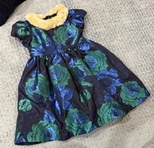 JANIE AND JACK fancy formal jacquard dress with 4
