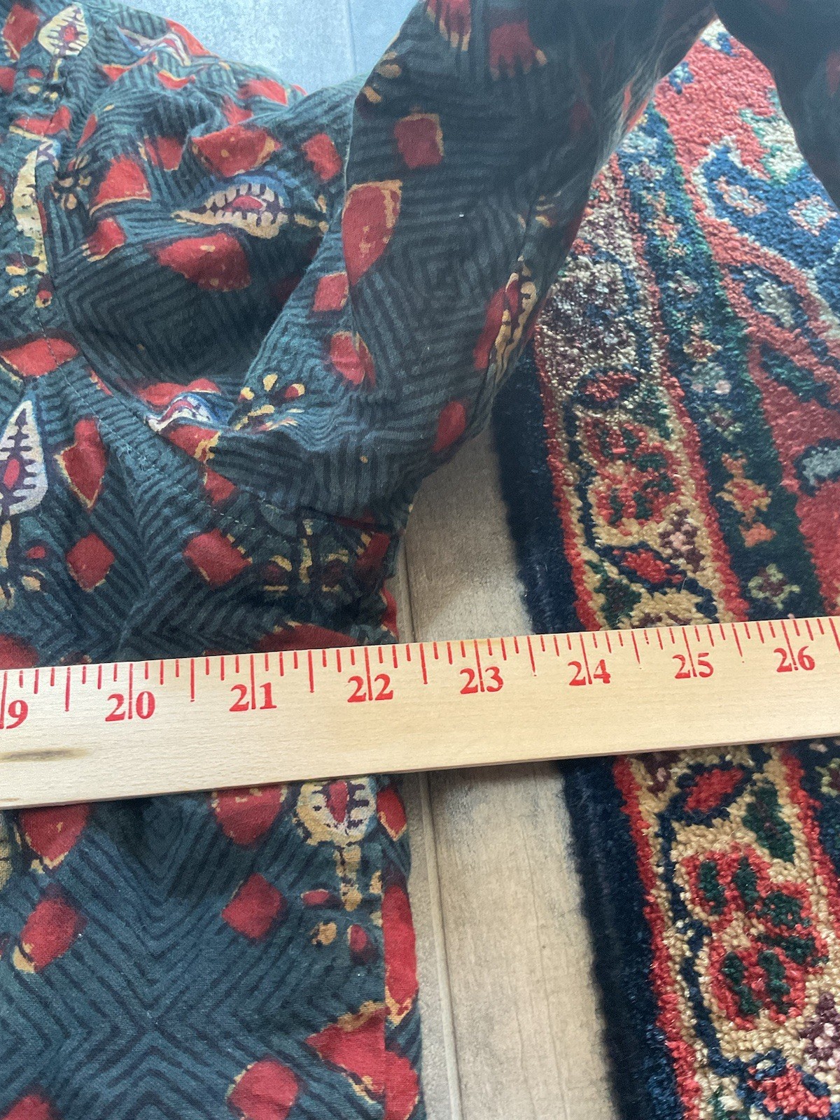 Kardo Shacket Pattern Printed Button Down Cotton … - image 8