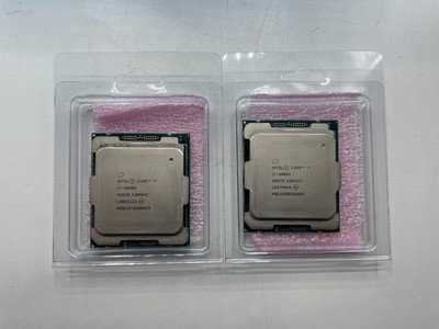 Lot of 2 Intel Core i7-9800X SREZ9 8-Core 9th Gen 3.8GHz 16M Server CPU