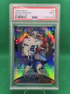 1998 Topps Finest - Deion Sanders #36 Refractor