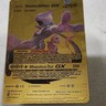 Pokémon Mewtwo & Mew GX Gold 71/236 SM-Unified Minds Foil English Psychic Card