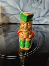 Decorative Clan Tartan Ceramic Toby Jug Style Whisky Decanter