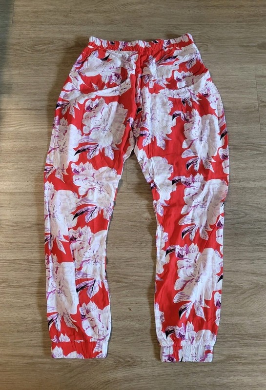 New Flynn Skye Boho Floral Jogger Pants With Pockets Small