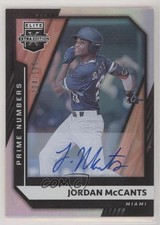 2021 Elite Extra Edition Prime Numbers A Signatures /165 Jordan McCants Auto 6ks