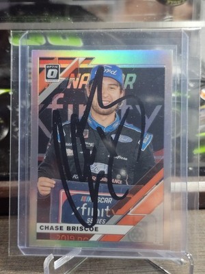 Chase Briscoe 2020 Optic Silver Signed Autograph Card