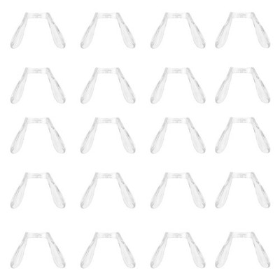 20 Pcs Eyeglass Nose Pad Replacements Screw-in Eyeglasses Bridge
