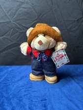 1986 Wendy's Furskins Dudley Teddy Bear Plush w/Tag Vintage