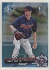 2017 Bowman Draft Chrome Sky Blue Refractor 99/399 Charlie Barnes #BDC-76 z6b