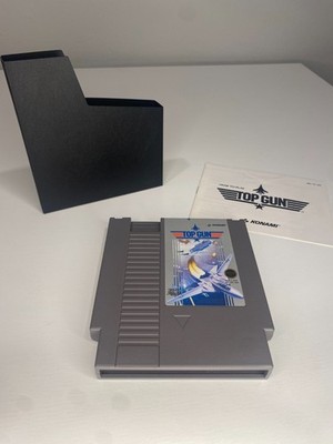 Top Gun Nintendo Konami NES Game Cartridge Manual Sleeve