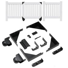 Sliding Gate Kit Heavy Duty Rolling Gate Deck Hardware Kit for Driveway Fence