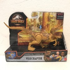 Jurassic World Camp Cretaceous Orange Velociraptor Savage Strike New In Package