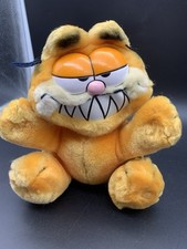 Vintage Garfield Plush Window Clinger NO Suction Cups MAKE MY DAY