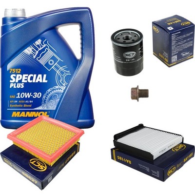 SCT Germany Inspektionspaket MANNOL Special Plus 10W-30 5L für Nissan Note 1.4