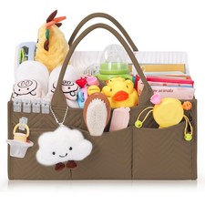 Large Diaper Caddy Organizer, Baby Organizers and Storage for Newborn Essenti...