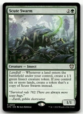 Scute Swarm #205 (NM) Thunder Junction OTC Magic MTG