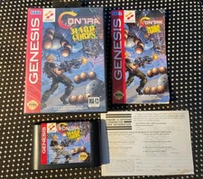 Contra Hard Corps (Sega Genesis 1994) Complete W/ Manual And Registration