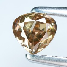 1.18Ct Rare 100% Natural No Treated I-1 Romantic Pear Fancy Champagne Diamond