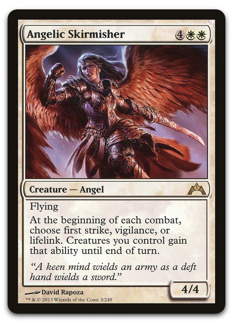 Angelic Skirmisher #3 (LP) Gatecrash GTC Magic MTG