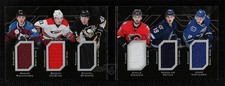 2015-16 UD Black Sixes Relics Booklets Mikko Rantanen Brock McGinn #6R-RC2 1fs8