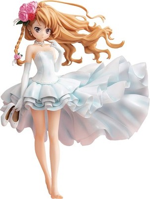 Chara-ani Toradora Taiga Aisaka Wedding Dress ver 1/7 ABS PVC Figure Japan Anime