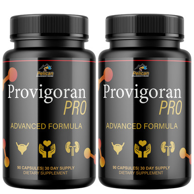 Provigoran Pro- Bodybuilding & Men's Health Support- 2 Bottles- 180 Capsules