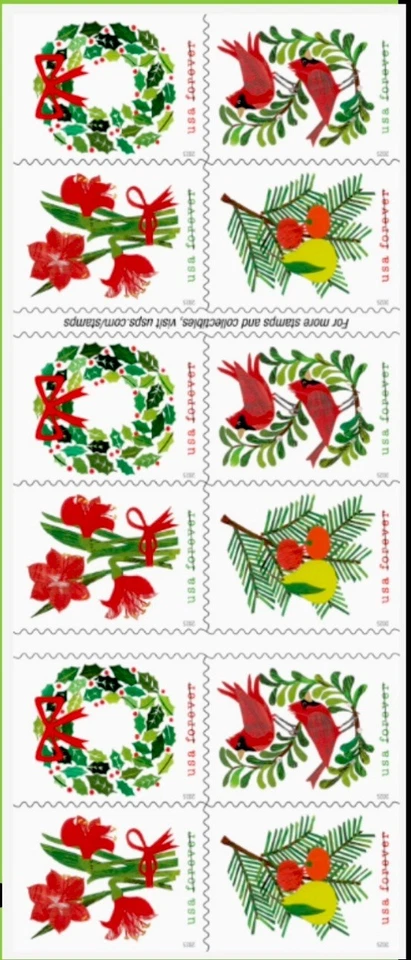 Amazing US Postage Stamp $200+Face Val. 50% to 2025 Celebrations,Xmas,Love,etc - Image 2 of 4