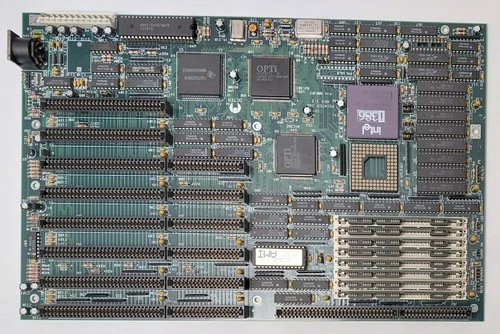 Octek Pointer 386 ISA retro 80386 Mainboard + Intel 80386DX 33MHz + 2MB RAM