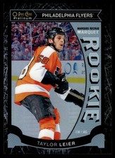 2015-16 O-Pee-Chee Platinum Marquee Rookies Black Ice Taylor Leier 46/99